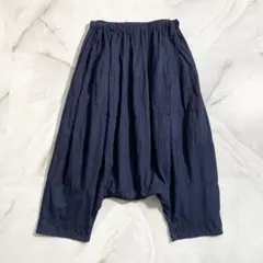 コムデギャルソン コムコム サルエル バルーンパンツ M ポリ縮 23ss 24SS コムコム コムデギャルソン エステルストライプバルーン