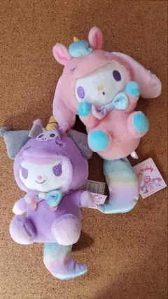 新品☆サンリオ　クロミ　マイメロディ　ユニコーンパーティー　ぬいぐるみ