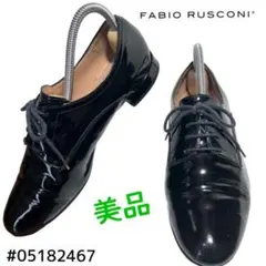 FABIO RUSCONI エナメル レースアップシューズ 36 ブラックのサムネイル