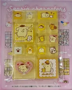 サンリオトレーディングミニタイルシール ポムポムプリン　タイルシール　プリン