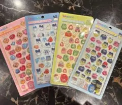 たまごっち ボンボンドロップシール4枚セット 硬いタイプ