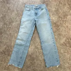 s2107 ザラZARA ライトブルー ストレートデニム EUR 36