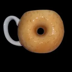 即発送 激レア ベーグル ドーナツ 陶器 マグカップ コーヒーカップ 薄茶