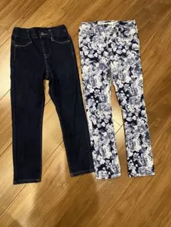 H&M UNIQLO デニム　ズボン　110・116 2点セット