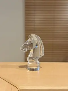 ガラスビンテージ 馬ペーパーウェイト