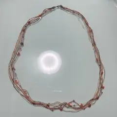 カラフルなビーズネックレス ロングネックレス ビーズ ネックレス アジアン