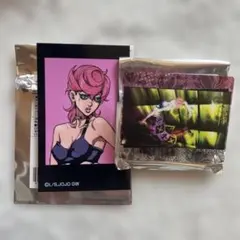 ジョジョ　黄金の風　ミニフォトカードコレクション トリッシュ アクリルバッジ
