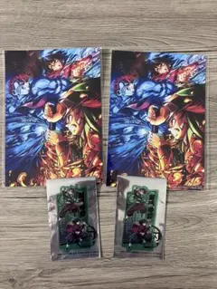 映画鬼滅の刃 無限城編 入場者特典　4点セットクリアカード　炭治郎　義勇　猗窩座