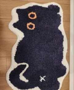 ６０×４0 猫のラグ　ラグマット　インテリア　タフティング