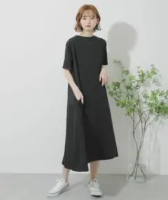 SENSE OF PLACE シルケットフレアカットワンピース