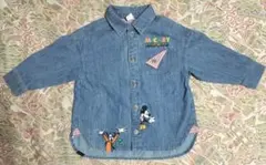 サンプル品　ディズニー　デニムシャツ　110cm