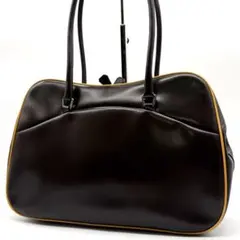 Archive》PRADA 2000FW Leather BowlingBag - メルカリ