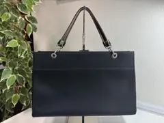 未使用品⭐︎BURBERRY BLUE LABEL ナイロン×牛革トートバッグ　黒