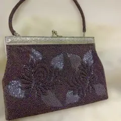 昭和レトロ　ビーズバック　パーティーバック　ショルダーバック