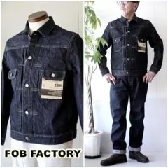 FOB エフオービーファクトリ　セカンドGジャン　デニムジャケット2464 42のサムネイル