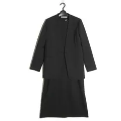 セットアップ theory luxe ノーカラージャケット ワンピース