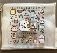 値下げ！すみっコぐらし　ミニクリアポーチ　しろくま