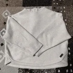 SERAPH ライトグレー長袖セーター　110センチ
