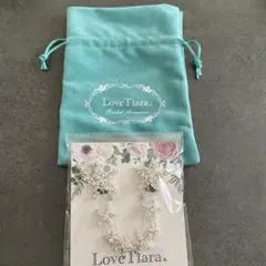 LoveTiara ラブティアラクリスタルイヤリング星ウェディングブライダル