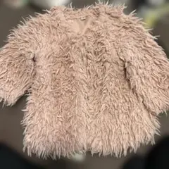 フリース素材ピンクアウター 95cm