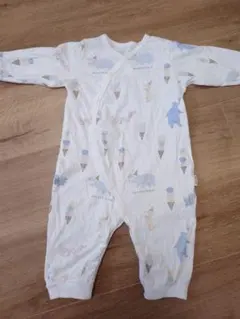 GELATO PIQUE アイスクリームとアニマル柄ロンパース