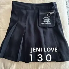 JENILOVE ブラックプリーツスカート