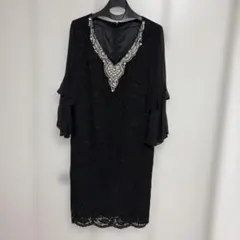 GRACE CONTINENTAL ビジュー付きレースワンピース36サイズ