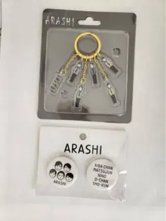 嵐 旅する展覧会 キーホルダー 缶バッジ セット まとめ売り