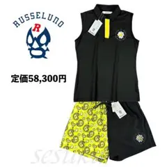 size1】定価60,500円 ラッセルノ ゴルフ ノースリーブ&スカート 黒
