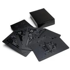 ブラック トランプ PLAYING CARDS 黒トランプ パーティー 耐水性