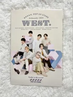 ②WEST. ポップアップストア ポストカード　ファミクラストア