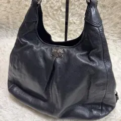 COACH マディソン マギー ショルダーバッグ ブラック レザー　コーチ