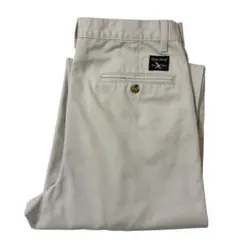 90s エディーバウアー ツータックチノパン W32 ベージュ アメカジ 古着