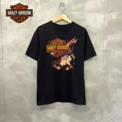 超ビッグサイズ】ハーレーダビッドソン Tシャツ ピンナップガール 黒 