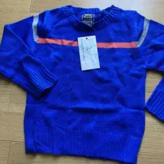 再値下げ！ブルーニットセーター　110センチ