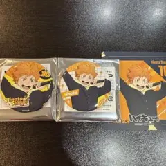 ハイキュー まねきねこ ポストカード 缶バッジ 日向翔陽