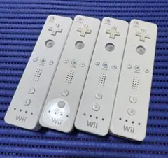 ★wiiリモコン ホワイト4本 除菌清掃済みセット★