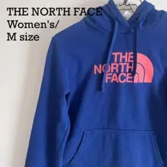 THE NORTH FACE レディース M パーカー 裏起毛 ブルー ピンク