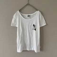 ケイティ［S］上品ガーリー◎日本製◎コットン100%◎ピンヒールプリントTシャツ