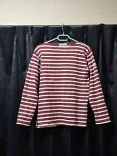 【relume】　ボーダーカットソー レッド×ホワイト