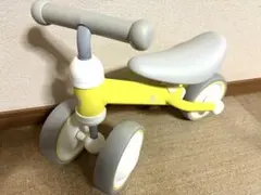 【室内使用のみ】美品 D-bike miniプラス イエロー 送料込のサムネイル