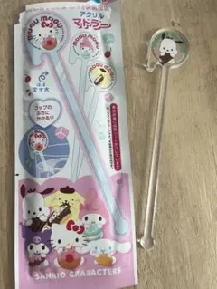 サンリオ アクリル マドラー ポチャッコ セリア ダイソー