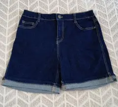 ダークブルー ハーフパンツ 160cm
