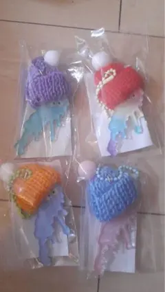 びわこアクリルキーホルダードロドロキーホルダー4個セット