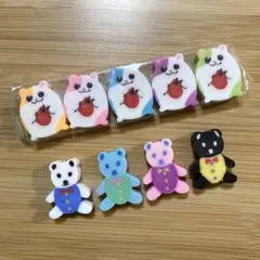 平成レトロ　ハムスター＆クマ　動物　おもしろ消しゴム　レモン社　まとめ売り