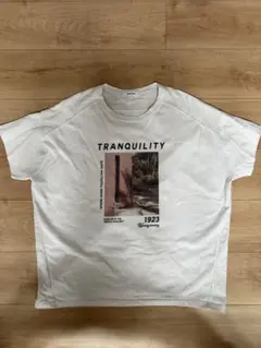 DouDou 半袖Tシャツ ホワイト フォトプリントのサムネイル