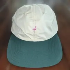 SILAS フラミンゴ刺繍 キャップ ワンサイズ