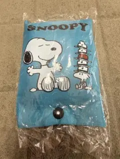 みー様　【新品未使用】スヌーピー エコバッグ 収納ポーチ付　ブルー SNOOPYのサムネイル