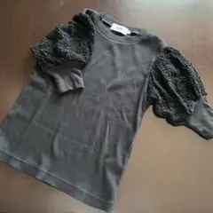 アズールバイマウジー　黒　半袖　トップス