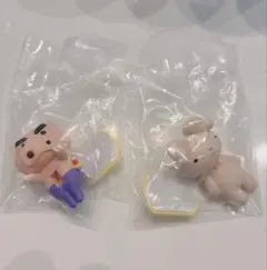 クレヨンしんちゃん くっつきマスコット　ぶりぶりざえもん　ねねちゃんうさぎ